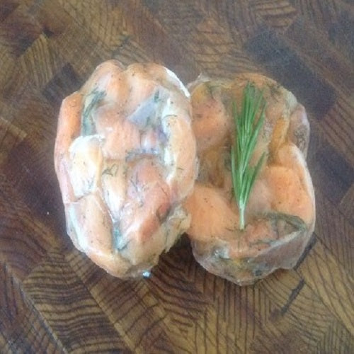 Salmon Burgers, frozen, pack of two