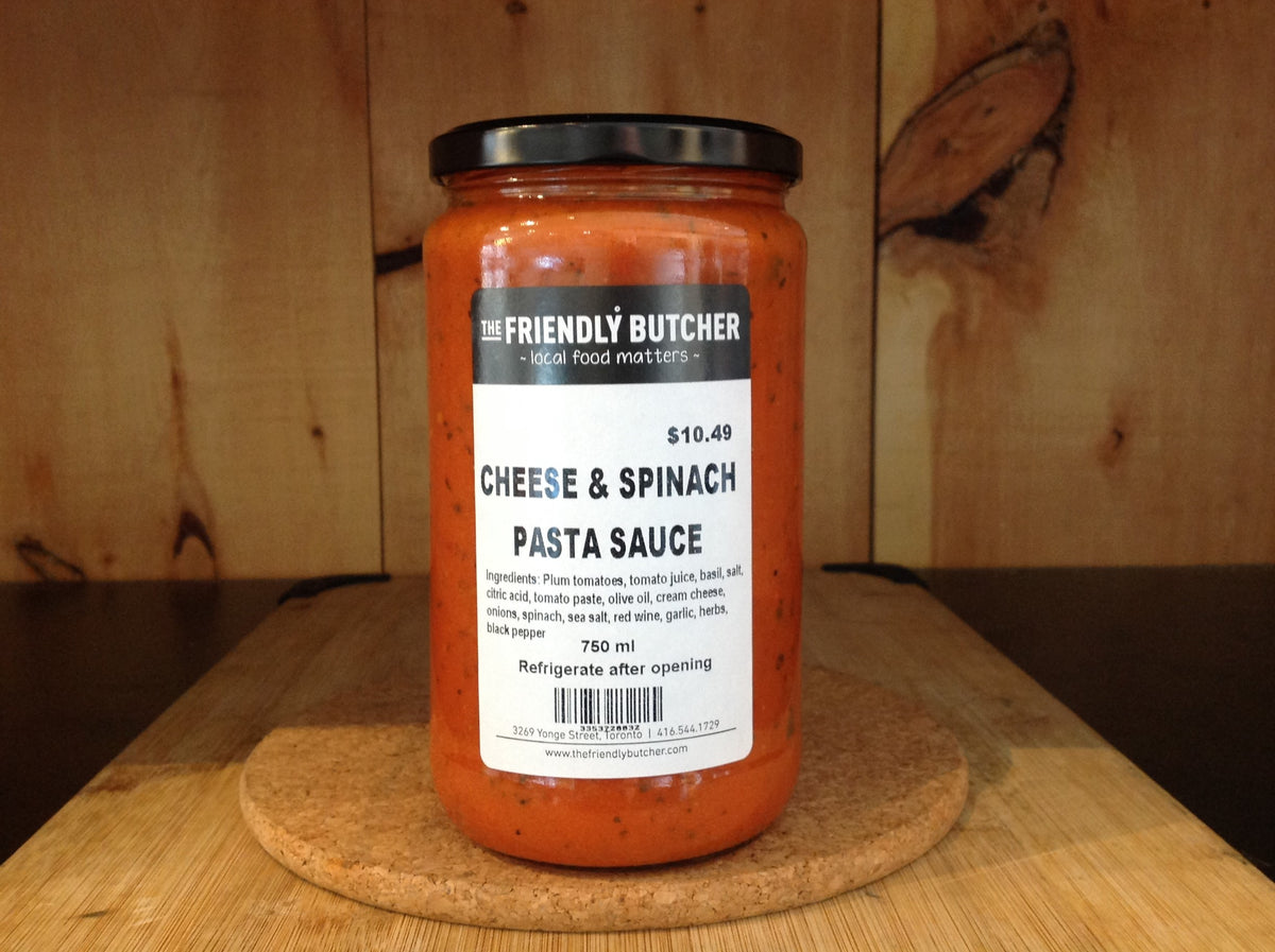 Cheese and Spinach Pasta Sauce