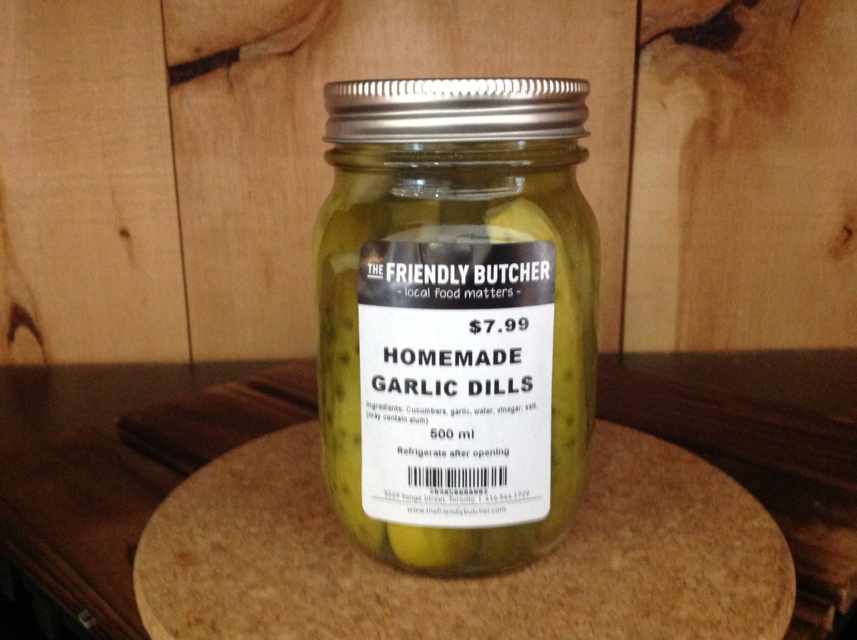 Homemade Garlic Dills