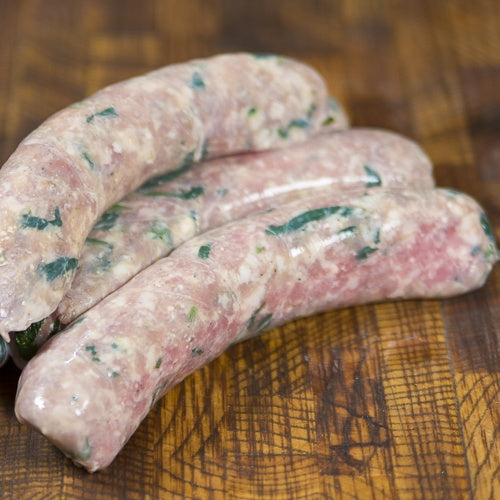 Spinach and Feta Sausage