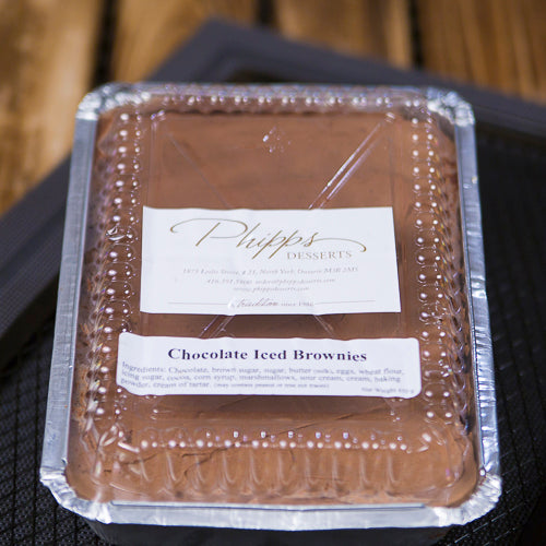 Phipps Chocolate Iced Brownies