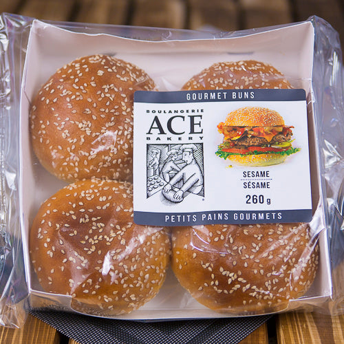 Ace Bakery Sesame Hamburger Buns